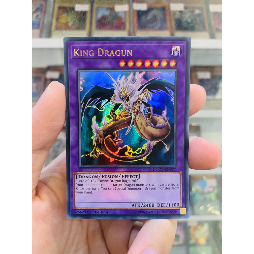Thẻ Bài YugiOh! Mã DUOV-EN077 - King Dragun - Ultra Rare - 1st Edition