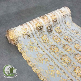 [ Khổ 60cm ] Khăn trải bàn bằng nhựa họa tiết nổi không thấm nước - giao hình ngẫu nhiên [ 50cm x khổ 60cm ]