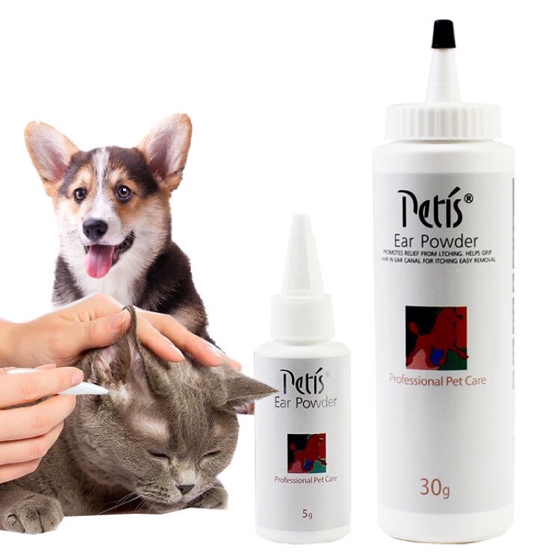 (GIÁ HỦY DIỆT) PETIS BỘT NHỔ LÔNG TAI GIẢM ĐAU CHO CHÓ MÈO 5Gram/30 Gram - DỤNG CỤ GROOMING PET SHOP CHUYÊN NGHIỆP VIPET