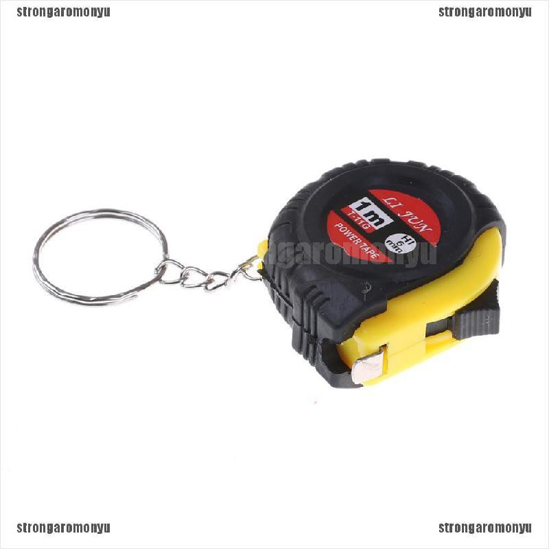Thước Dây Nhựa Mini 1m Có Móc Khóa Tiện Dụng