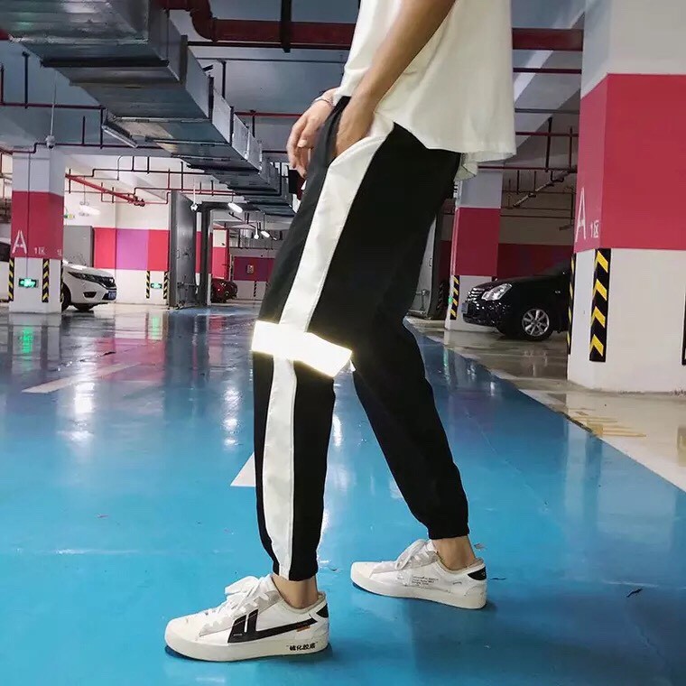 Quần Jogger HipHop Nam Nữ Phản Quang