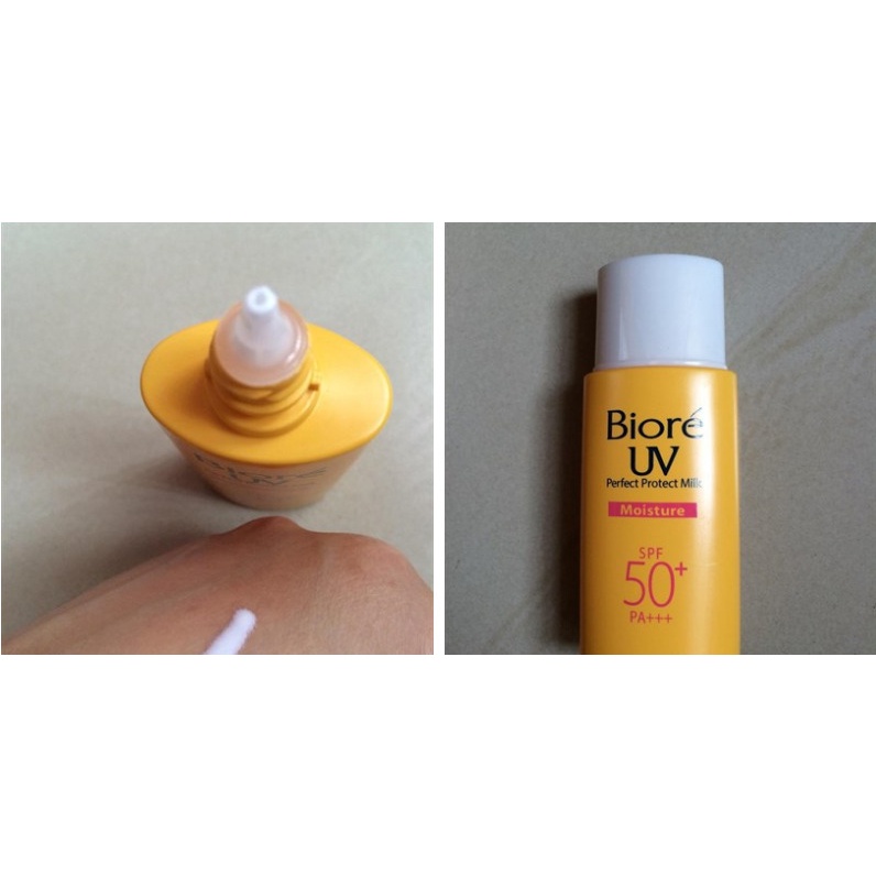 KEM CHỐNG NẮNG BIORE UV PERFECT BLOCK MILK COOL SPF 50 PA+++ 25ml