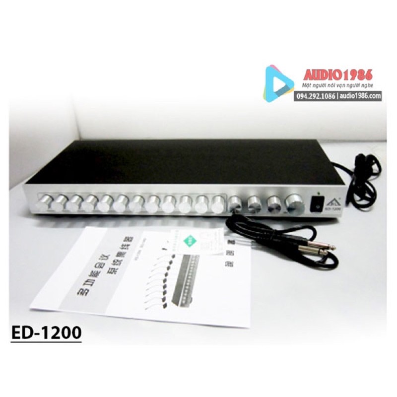 Bộ chia tín hiệu micro hội nghị ED1200 cho 12 kênh đầu vào hỗn hợp