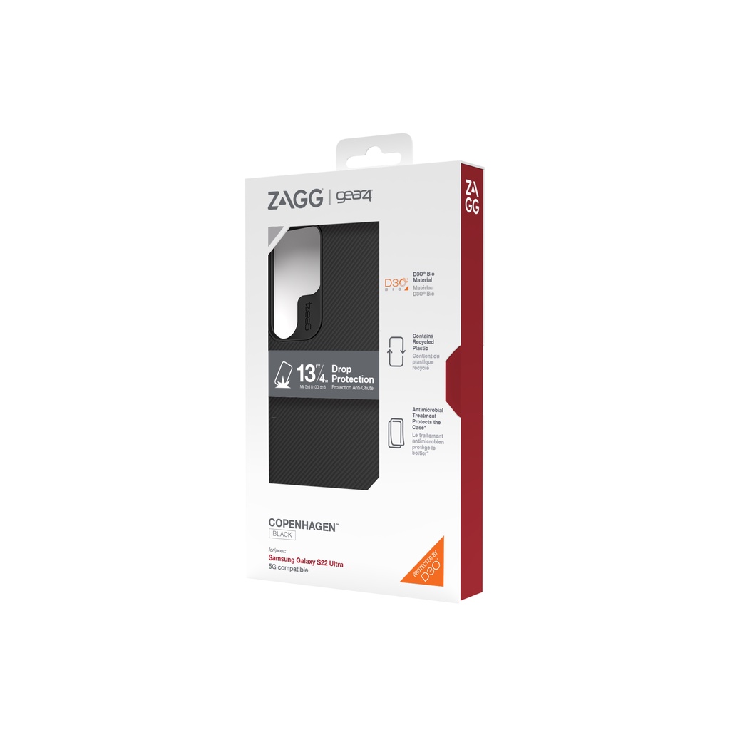 Ốp lưng chống sốc Gear4 D3O Copenhagen 4m cho Samsung Galaxy S22 series