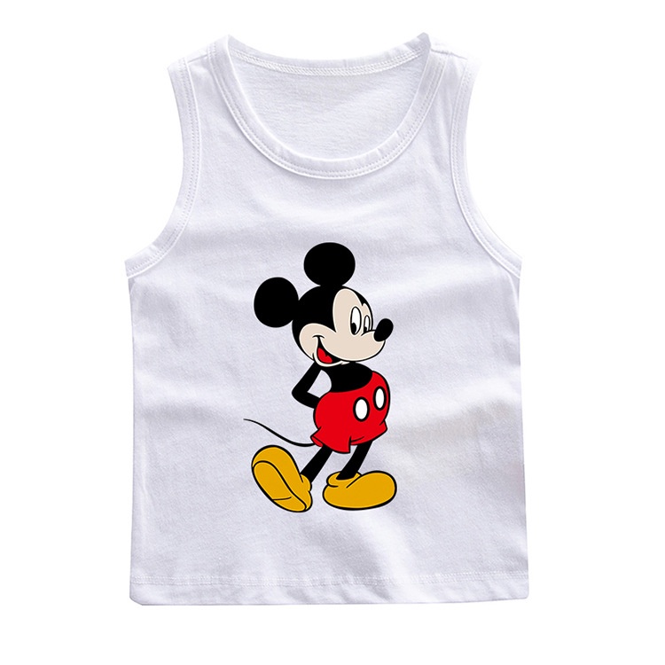 ÁO  BA LỖ  HÌNH MICKEY CHẤT COTTON MỀM MÁT CHO BÉ  TRAI BÉ  GÁI