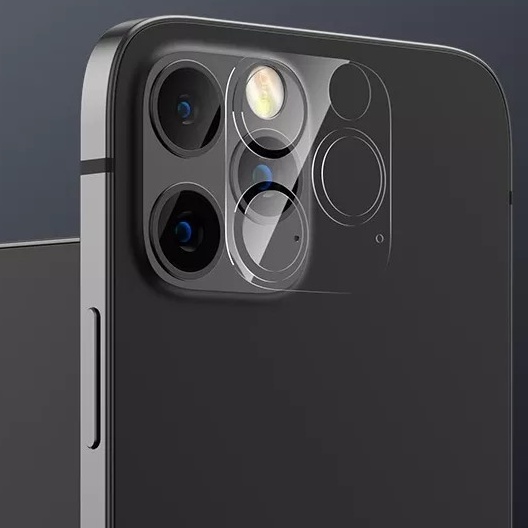 Cường lực camera iPhone 12, 12 mini, 12 Pro, 12 Pro Max full cụm, kính thật