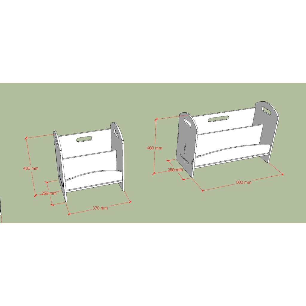 Kệ sách mini đa năng tiện dụng cho bé