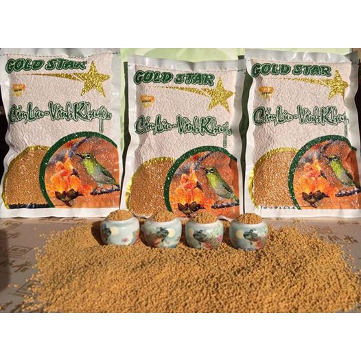 Combo 3 cám chim vành khuyên Gold Star - Dưỡng gói 200gram