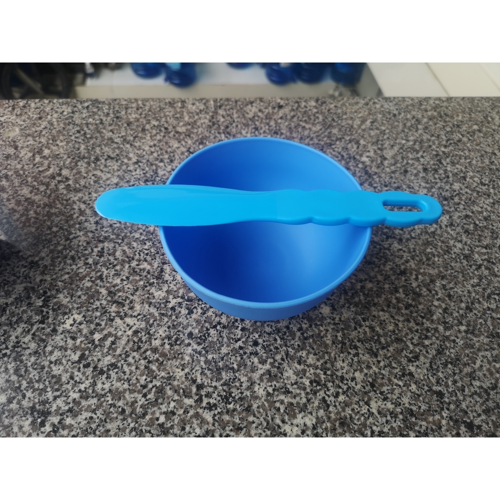 Chén/ Bát cao su siêu dẻo tặng kèm bay trộn đủ size trộn bột thạch cao