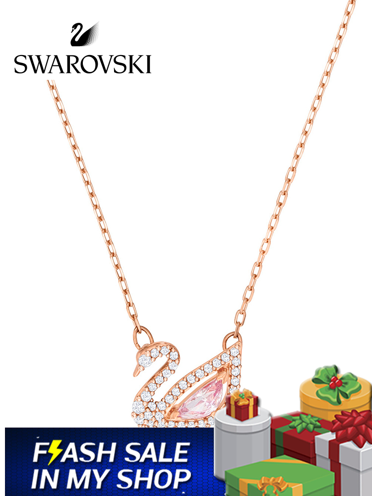 FLASH SALE 100% Swarovski Dây Chuyền Nữ DAZZLING SWAN FASHION Necklace trang sức đeo Trang sức