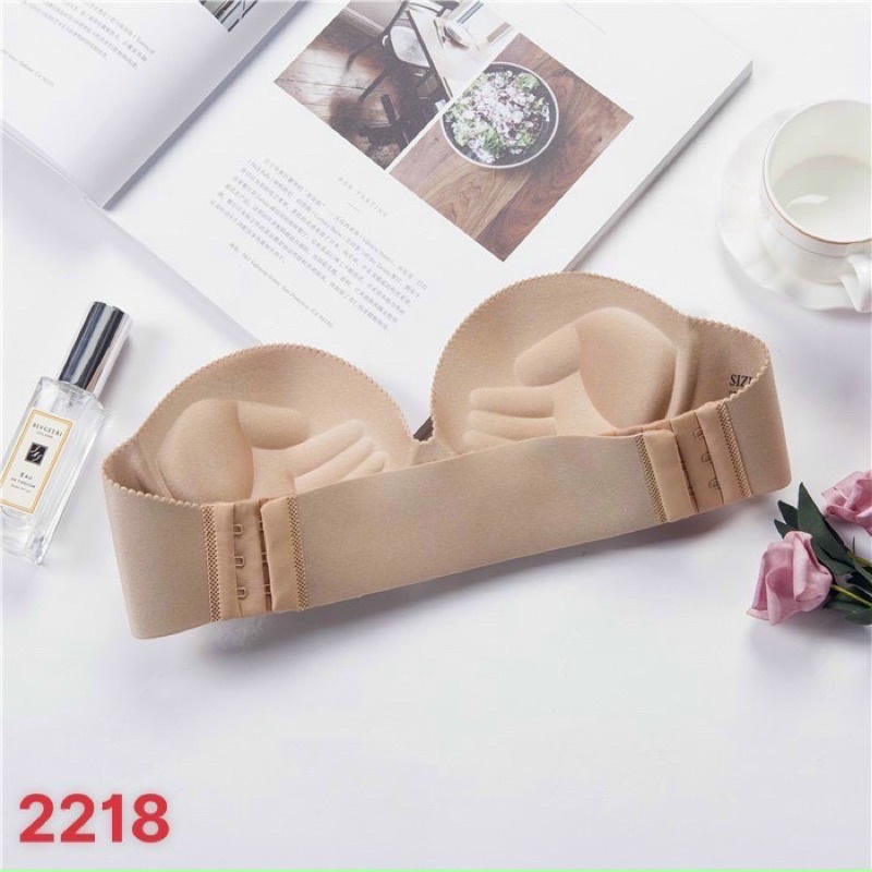 A2218.♥️ ♥️  Áo Cúp Ngực Su Không Dây Chống Tụt Mặc hở Vai Hở Lưng Bđ19