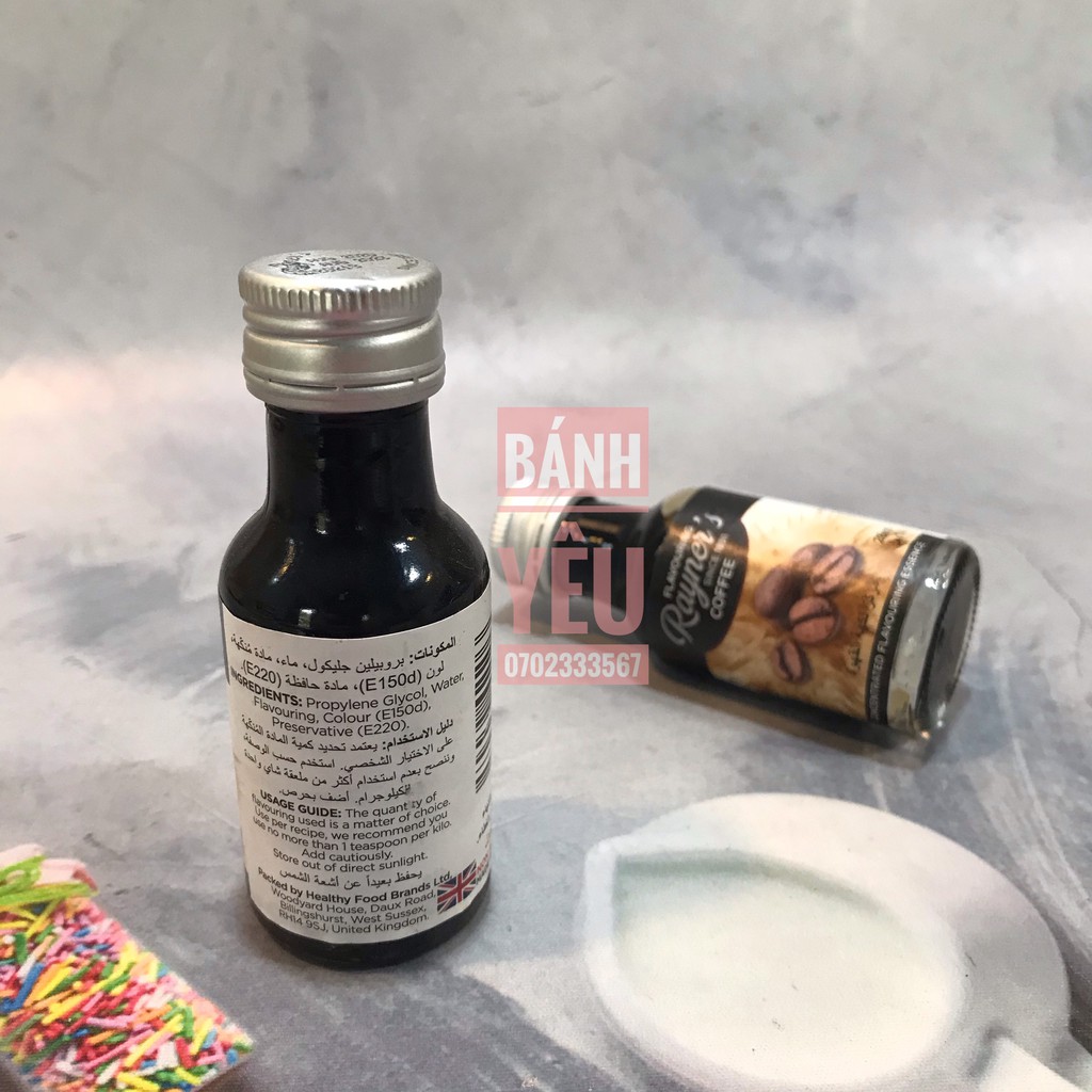 Tinh chất Rayners hương Cà phê - Hương Coffee 28ml - PL871