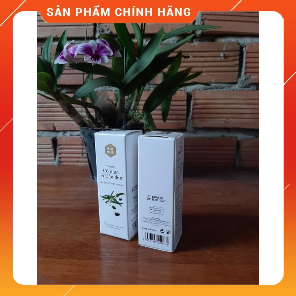[CHÍNH HÃNG] Serum Cỏ Mực Đậu Đen ⚡️MUA KÈM DEAL SỐC⚡️ Mộc Nhu [Combo 2 Chai 30ml] Phủ Đen Tóc Từ Chân 30ml | BigBuy360 - bigbuy360.vn