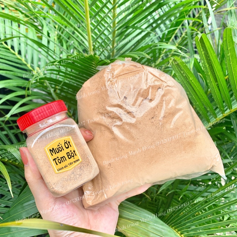 Muối ớt tôm bột chính gốc Tây Ninh