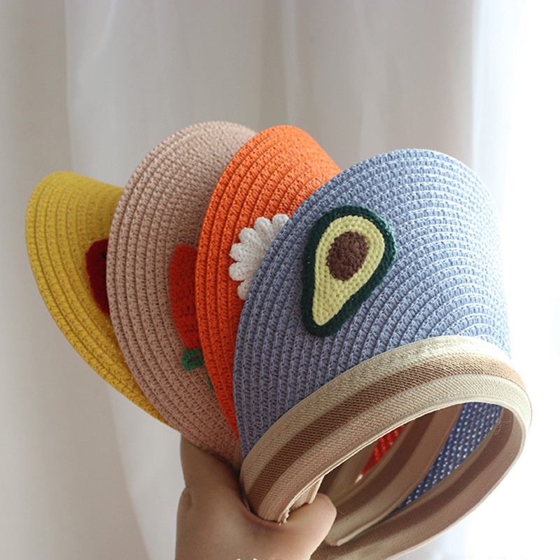 ✿ Korean Style Summer Kids Hat Girls Sun Visor Beach Hats