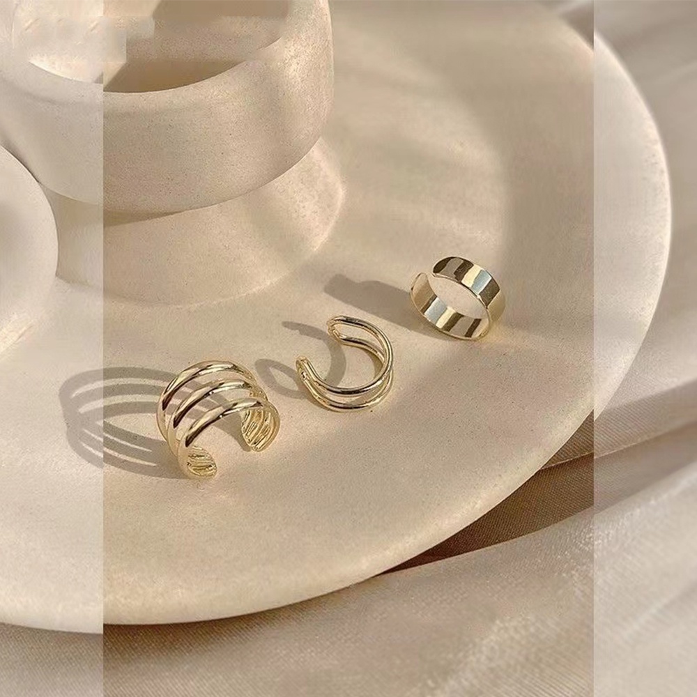 iF YOU Set 3 nhẫn   hợp kim thời trang cho nữ với nhiều kiểu dáng tuỳ chọn