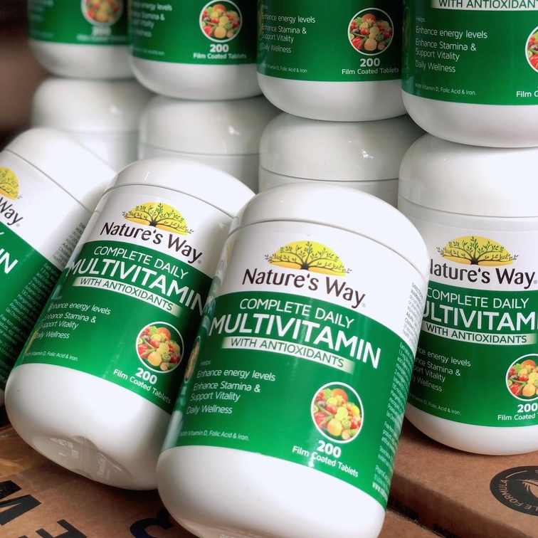 [Date 8/25] Vitamin Nature’s Way Complete Daily Multivitamin Úc 200v