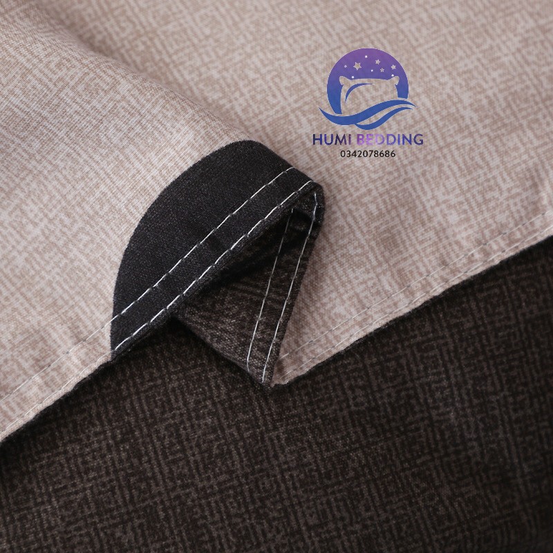 BỘ CHĂN GA VÀ VỎ GỐI POLY COTTON Chuột Micky ghi - Bộ Chăn Ga Gối 5 Món Cao Cấp