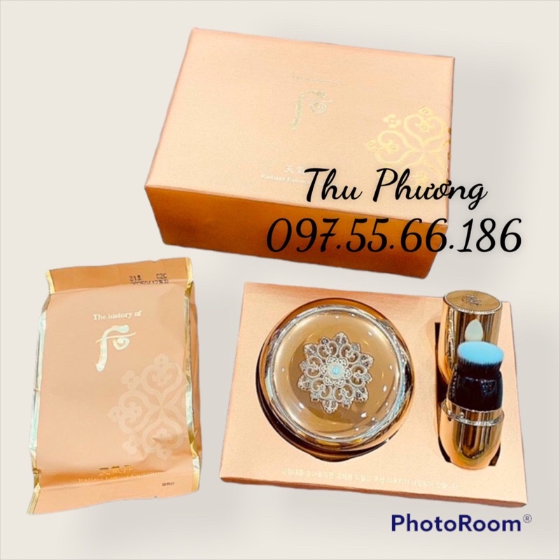 SET PHẤN NƯỚC WHOO TÁI SINH HWA HYUN MẪU MỚI TONE 21