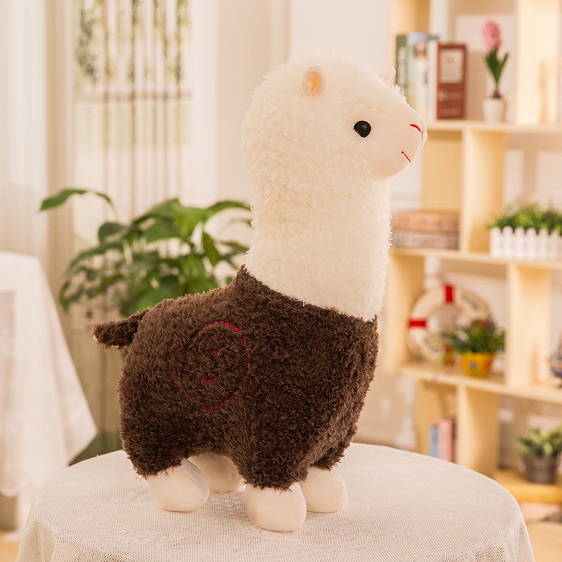 Đồ chơi nhồi bông hình lạc đà alpaca mềm mại dành cho trẻ em