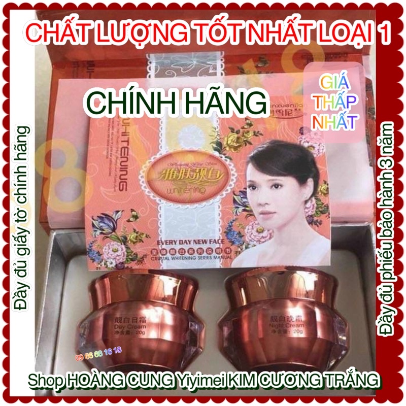 Bộ kem NÁM TÀN NHANG Hoàng Cung Cam 2sp- HOÀN TRẢ 10 LẦN TIỀN nếu kem nám tàn nhang không hiệu quả