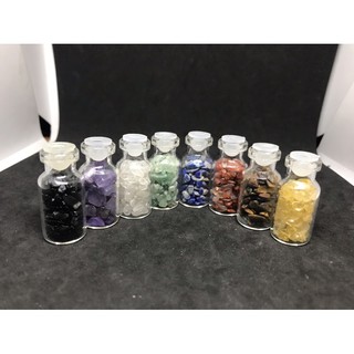 Combo lọ đá vụn thanh tẩy đá vụn trang trí mini 10k