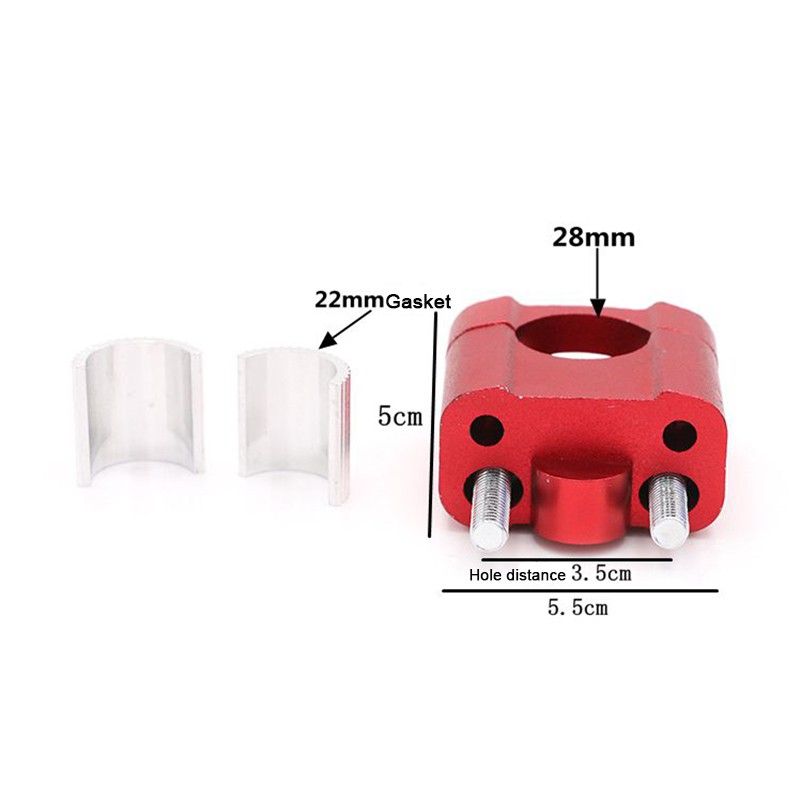 Cùm nâng ghi đông 22mm-28mm CNC giá 1 đôi chính hãng