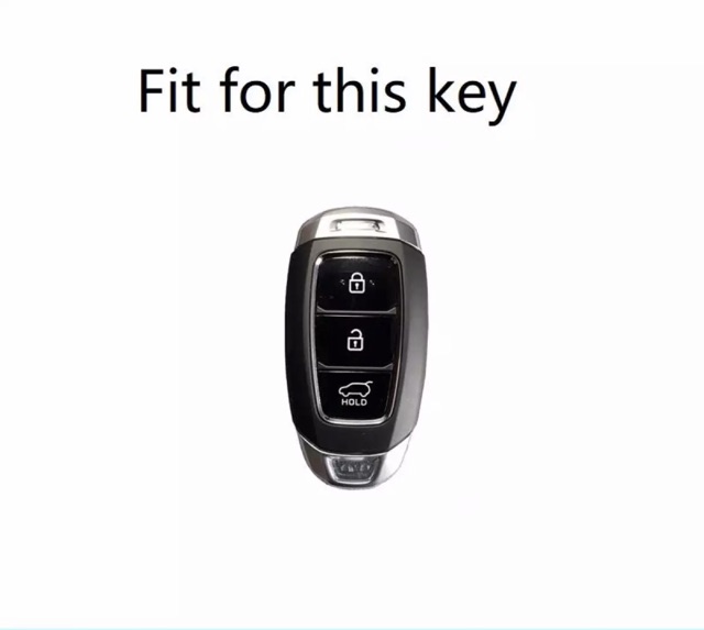 Ốp khoá silicon dùng cho Hyundai Accent, Kona, Santafe car key cover