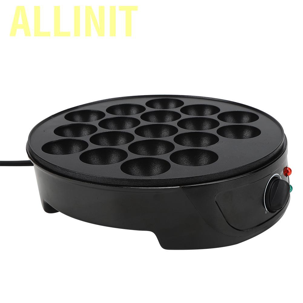 Allinit Takoyaki Machine  Non‑stick Octopus Ball Grill Pan Rapid Heating for Home 220‑240V Kitchen