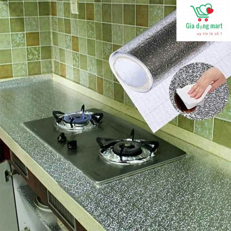 Cuộn giấy bạc dán bếp [  2.7mx59cm ] chống thấm cách nhiệt