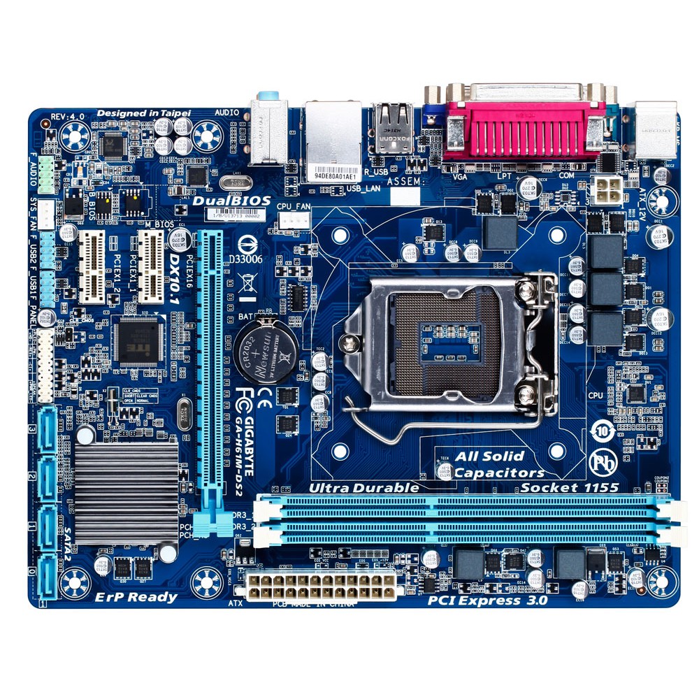Bo mạch chủ Gigabyte GA-H61M-DS2 (rev. 4.0)