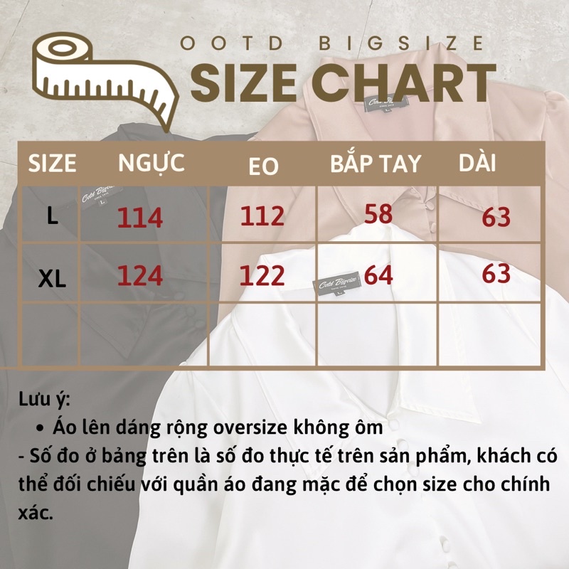 Áo sơ mi big size nữ cổ nhọn nút bọc lụa