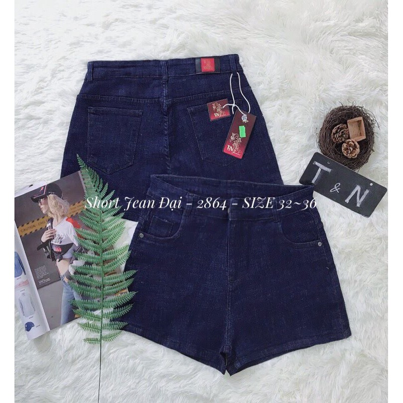 Quần Short size đại Big Size màu xanh đậm, lưng cao, co dãn mạnh