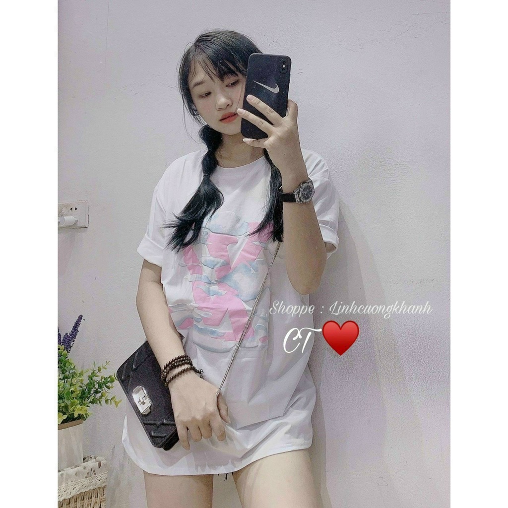 Áo thun tay lỡ form rộng dành cho nữ chất đẹp freesize