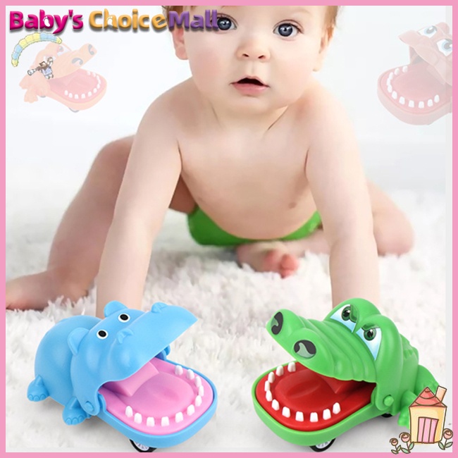 Đồ Chơi Hình Cá Sấu Hoạt Hình Mini Kéo Sau Xe Hơi