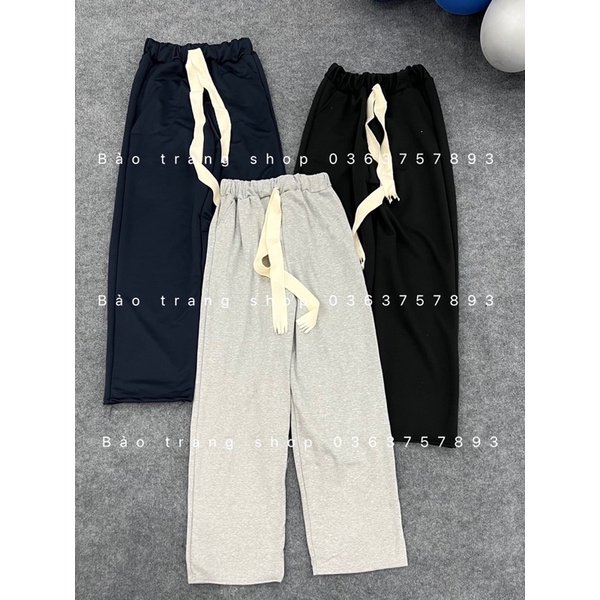 [CÓ ẢNH THẬT] Quần Ống Rộng Chất Nỉ Tăm Form Rộng Unisex Nam Nữ- Quần Culot Freesize