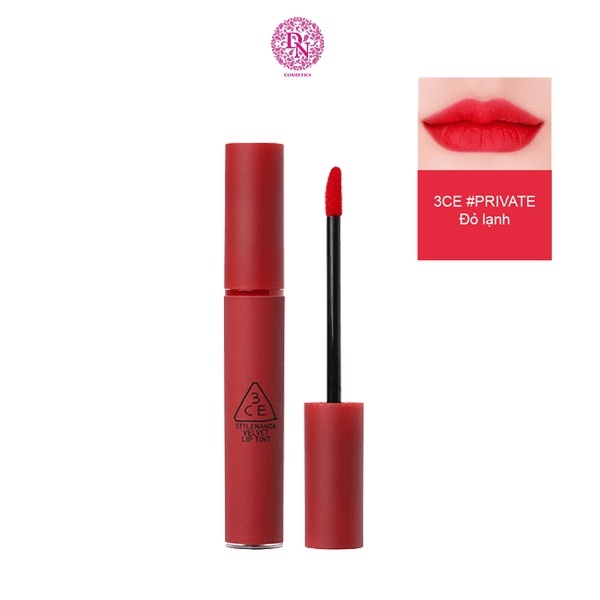 Son Kem 3CE Velvet Lip Tint Thỏi Tròn (4g)