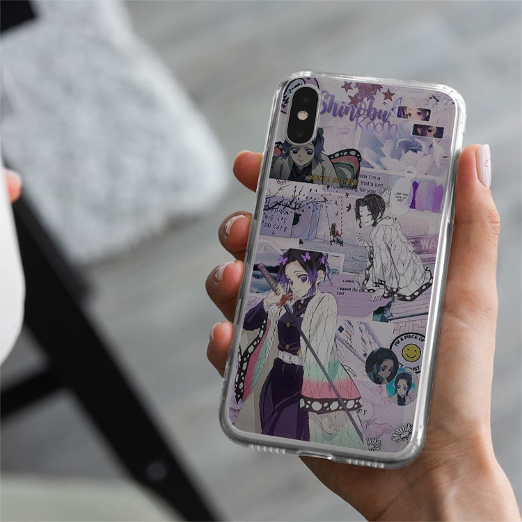 Ốp Lưng XINH Shinobu Kochou kimetsu no yaiba collage cho iphone 5 - iphone 12 KNYPOD20210038
