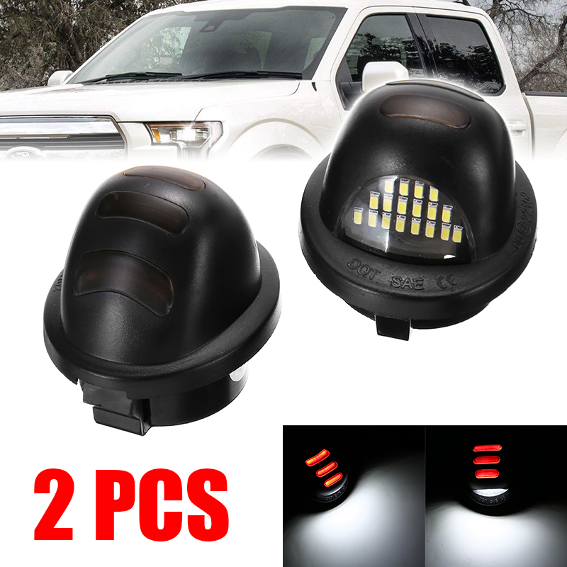 Set 2 Đèn Led Gắn Biển Số Xe Hơi 1999-2016 Ford F150 F250 F350 Hengmatimevo