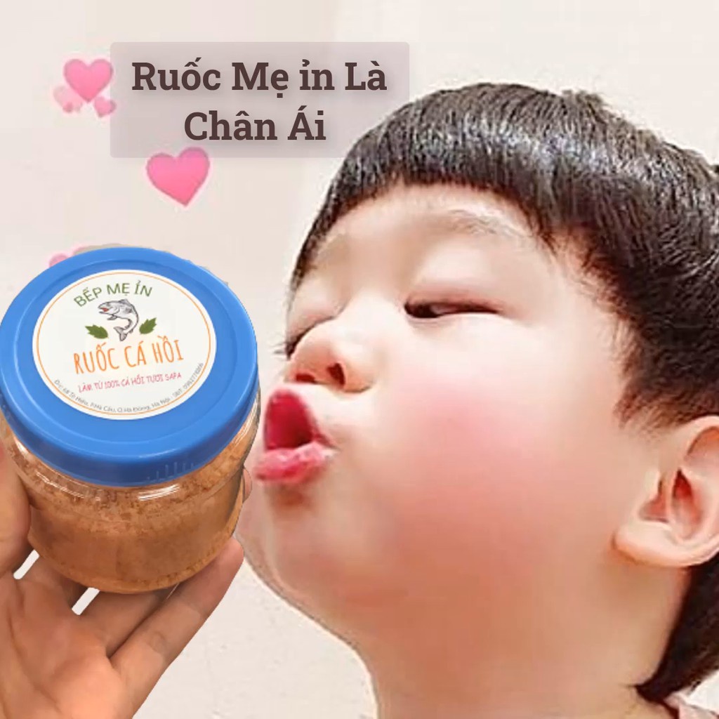 Ruốc Cá Hồi Sapa Mẹ Ỉn, Chà Bông Ăn Dặm Cho Bé | BigBuy360 - bigbuy360.vn
