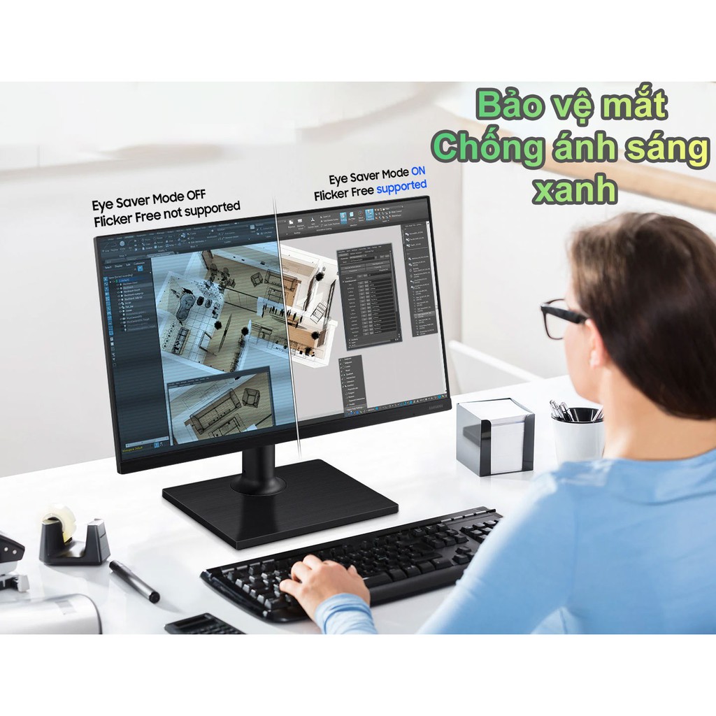 [Mã ELTECHZONE giảm 5% đơn 500K] Màn Hình LCD SAMSUNG LF27T450FQEXXV 27"FHD Đen 1920x1080/IPS/75Hz/5ms | BigBuy360 - bigbuy360.vn