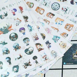 Sticker Anime loại hình nhỏ đủ nhiều mẫu - Hình dán Anime
