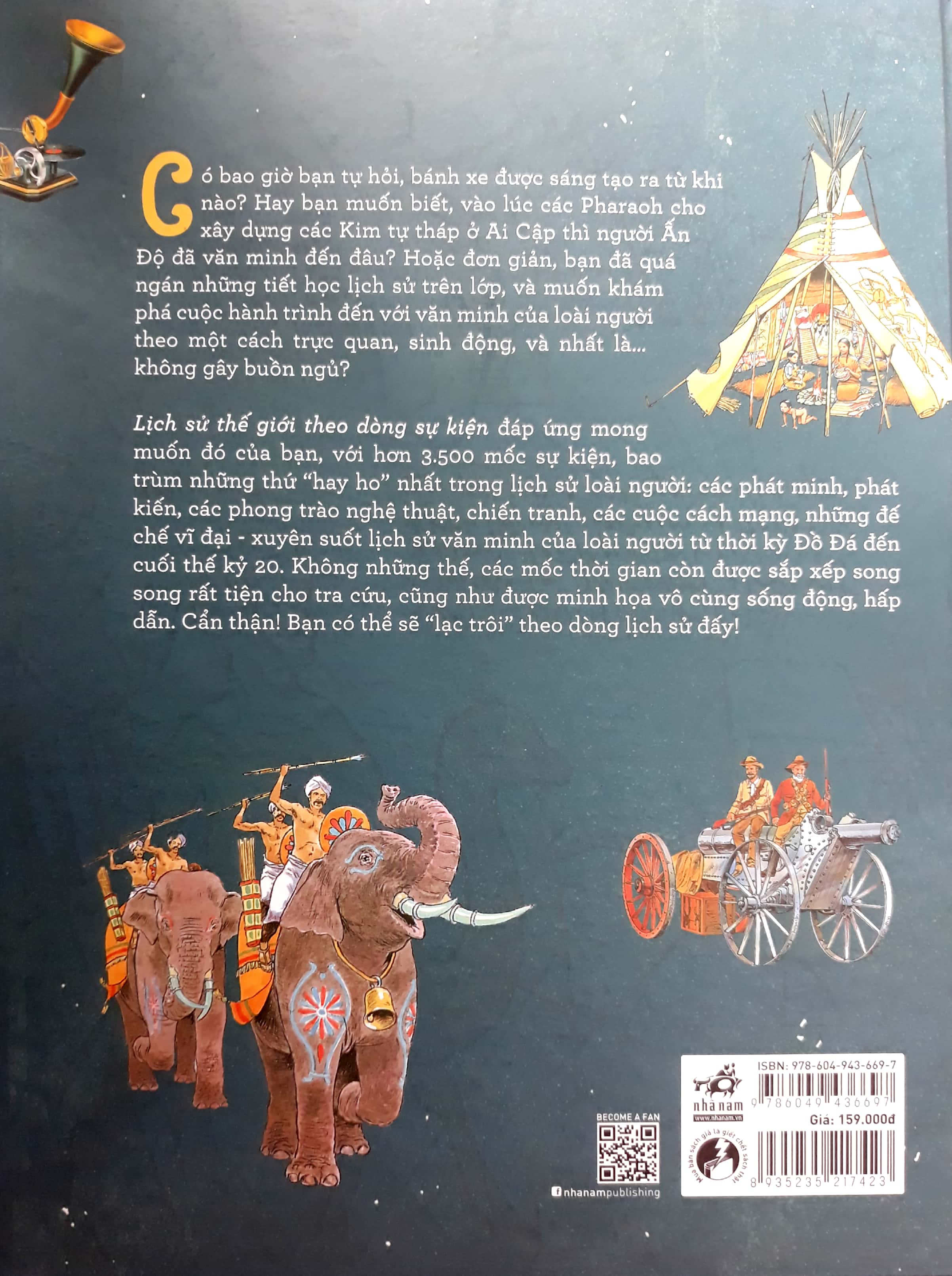 Sách - Lịch Sử Thế Giới Theo Dòng Sự Kiện - Từ Thời Đồ Đá Tới Thời Hiện Đại