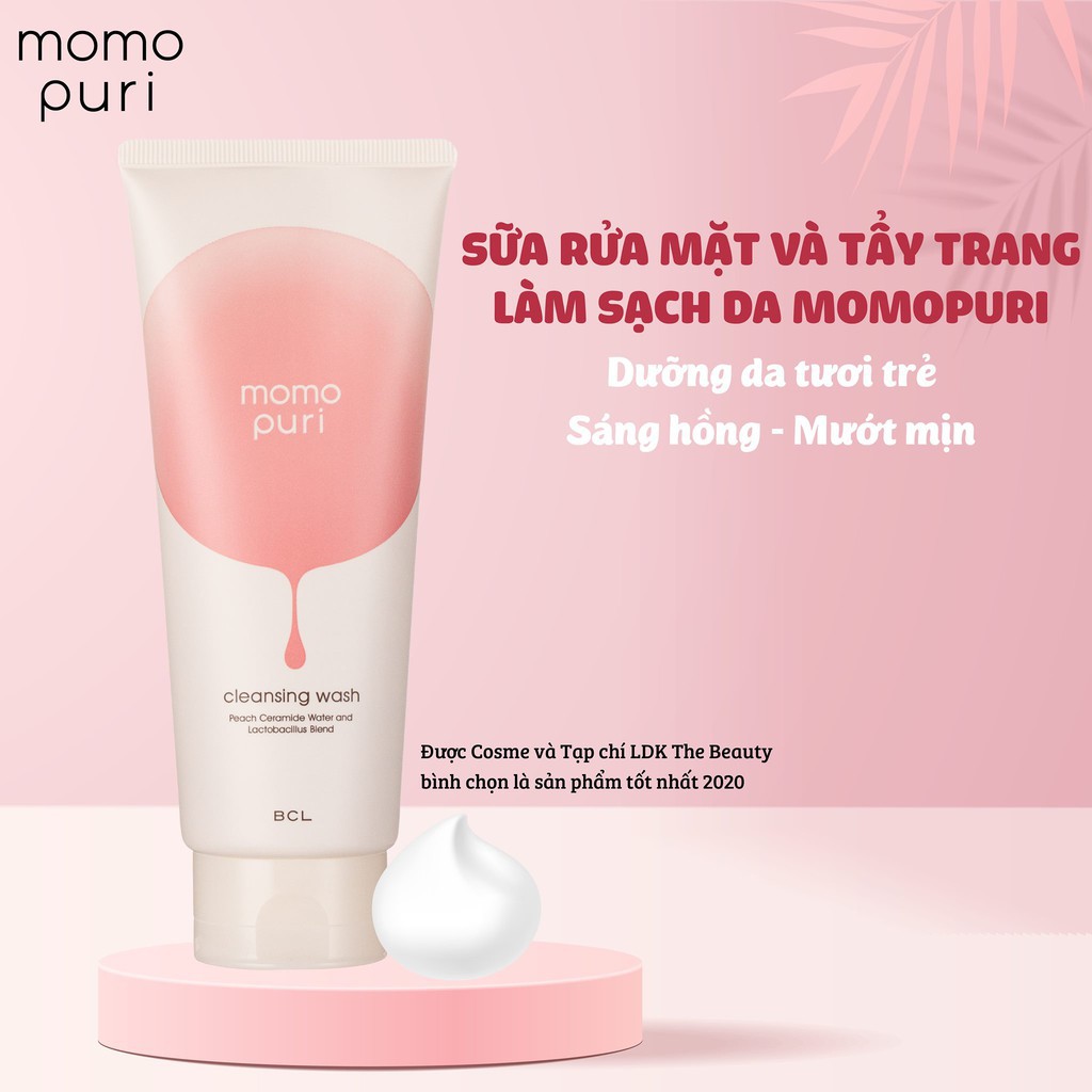 Bộ Dưỡng Da Momopuri Trắng Ẩm Mịn Nhật Bản