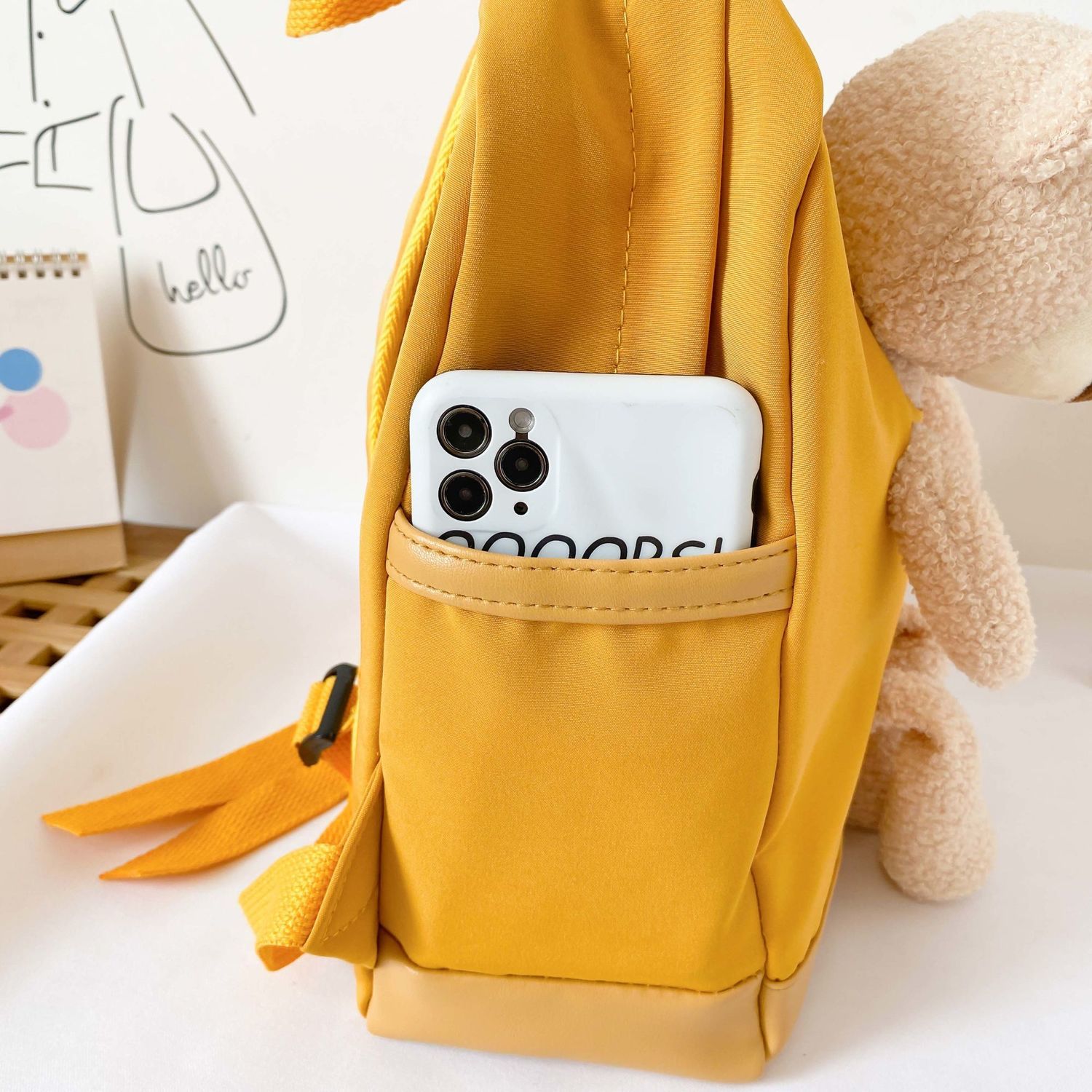 Kindergarten School Bags Boys and Girls Backpacks Children 3-6 Years old5Super light crossbody bag for babies