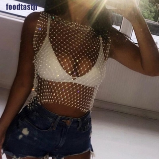 Áo Lưới Mặc Ngoài Bikini Đính Đá Quyến Rũ Cho Nữ