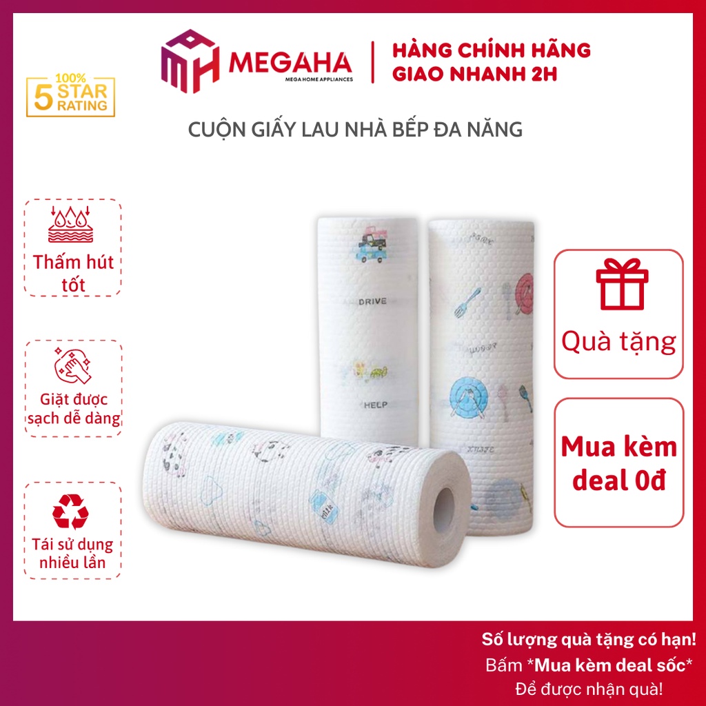 Cuộn giấy lau nhà bếp đa năng - Có Thể Giặt Được Loại 20cm