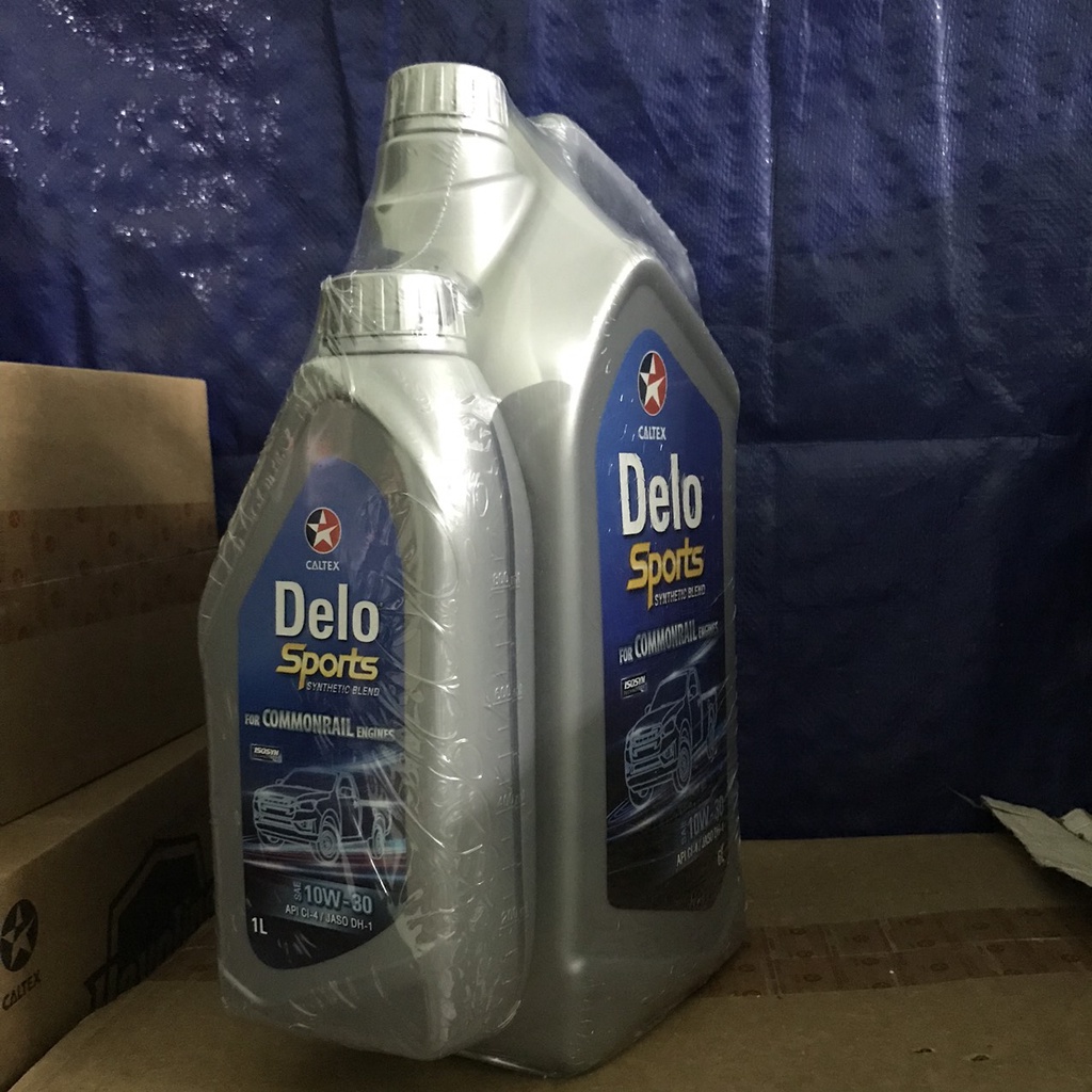 Nhớt động cơ ô tô Diesel Delo Sports Synthetic Blend SAE 10W-30  TẶNG KÈM 1 LÍT