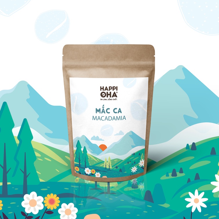 Hạt Macca Úc HAPPI OHA Đã Tách Vỏ 30g