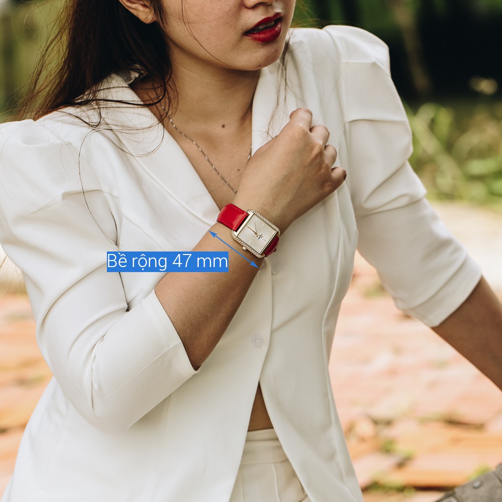 Đồng hồ nữ SRWATCH SL2203.4302 mặt Sapphire đính đá dễ phối đồ và làm sáng da nổi bậ